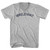 Irrelevant Adult Cotton V-neck T-shirt - Grey Heather