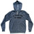 It Takes Two To Tango Cotton-Poly Blend Hoodie - Dark Blue