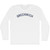 Greenwich Adult Cotton Long Sleeve T-shirt - White