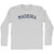 Madeira Adult Cotton Long Sleeve T-shirt - Grey Heather