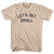 Let's Get Small Adult Cotton T-shirt - Creme