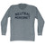 Neutral Moresnet Adult Tri-Blend Long Sleeve T-shirt - Athletic Grey