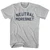 Neutral Moresnet Womens Cotton Junior Cut T-Shirt - Grey Heather