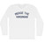 Merge The Virginias Adult Cotton Long Sleeve T-shirt - White