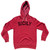 Sicily Cotton-Poly Blend Hoodie - Red