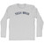 Tech Bros Adult Cotton Long Sleeve T-shirt - Grey Heather