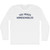 You Reach Homeschooled Adult Cotton Long Sleeve T-shirt - White