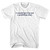 I Would But I'M Not A Gambling Man. Cooper Font Adult Cotton T-Shirt - White