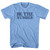 Be The Number Rage Font Adult Tri-Blend T-Shirt - Athletic Blue