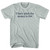 That's What The Money Is For! Custom Text Rage Font Adult Tri-Blend T-Shirt - Athletic Cool Grey