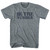 Be The Number Rage Font Adult Tri-Blend T-Shirt - Athletic Grey