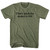 That's What The Money Is For! Custom Text Rage Font Adult Tri-Blend T-Shirt - Military Green