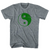 Adult Large - Clover Shamrock Yin And Yang Ireland Balance Adult Tri-Blend T-shirt - Athletic Grey - Final sale Z480