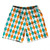 Argile Robins Egg Soccer Shorts Made In USA - Orange Tennessee and White