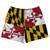 Maryland Flag Rugby Shorts Made In USA - Flag