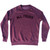 All Fours Adult Tri-Blend Sweatshirt - Cranberry