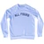 All Fours Adult Tri-Blend Sweatshirt - White