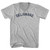 Delaware Adult Cotton V-neck T-shirt - Grey Heather