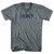 HUNT Tri-Blend V-neck Womens Junior Cut T-shirt - Athletic Grey