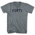 Forty Adult Tri-Blend V-neck T-shirt - Athletic Grey
