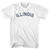 Illinois Adult Cotton T-shirt - White