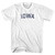 Iowa Adult Cotton T-shirt - White