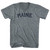 Maine Tri-Blend V-neck Womens Junior Cut T-shirt - Athletic Grey