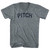 Pitch Adult Tri-Blend V-neck T-shirt - Athletic Grey