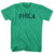 Phila Adult Tri-Blend T-shirt - Athletic Green