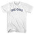 One-Card Womens Cotton Junior Cut T-Shirt - White