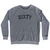 Sixty Adult Tri-Blend Sweatshirt - Athletic Grey