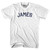 JAMES Youth Cotton T-shirt - White