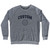 Custom Volleyball Adult Tri-Blend Sweatshirt - Athletic Grey