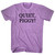 Quiet Piggy Rage Font Adult Tri-Blend T-shirt - Athletic Purple