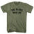 The Slope Was On Adult Tri-Blend T-shirt - Military Green