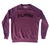Adult Small - Filipino Adult Tri-Blend Sweatshirt - Cranberry - Final sale Z1