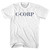 C-CORP Youth Cotton T-shirt - White