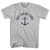 But Did We Sink Anchor Youth Cotton T-shirt - Grey Heather