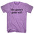The Game's Gone Soft Rage Font Adult Tri-Blend T-shirt - Athletic Purple