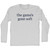 The Game's Gone Soft Rage Font Adult Cotton Long Sleeve T-shirt - Grey Heather
