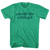 You Talk Like A Little Girl Rage Font Adult Tri-Blend T-shirt - Athletic Green