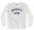 Adult Small - Serenity Now Adult Cotton Long Sleeve T-Shirt-White - Final sale Z4