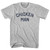 Chicken Man Adult Cotton T-shirt - Grey Heather