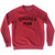 Chicken Man Adult Tri-Blend Sweatshirt - Red Heather