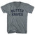Butter Knives Tri-Blend V-neck Womens Junior Cut T-shirt - Athletic Grey