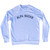 Alpa Sucks Adult Tri-Blend Sweatshirt - White