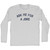 Ask Me For A Joke Adult Cotton Long Sleeve T-shirt - Grey Heather