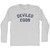 Deviled Eggs Adult Cotton Long Sleeve T-shirt - Grey Heather