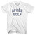 APRES GOLF Womens Cotton Junior Cut T-Shirt - White