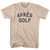APRES GOLF Adult Cotton T-shirt - Creme